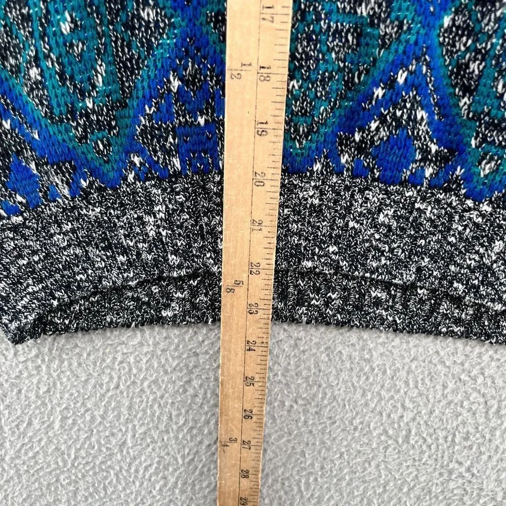 Vintage 1980s McGregor Multicolored Dad Grandpa Crewneck Sweater Large Geometric